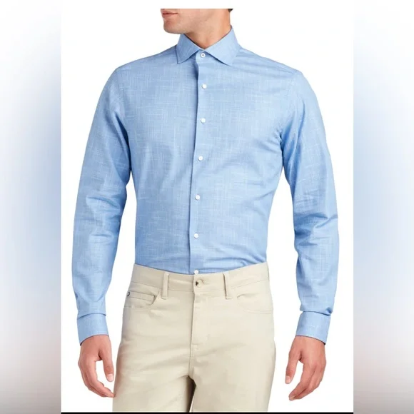 ben sherman slim fit dress shirt Ben Sherman Men's Slim-Fit Shirt - White